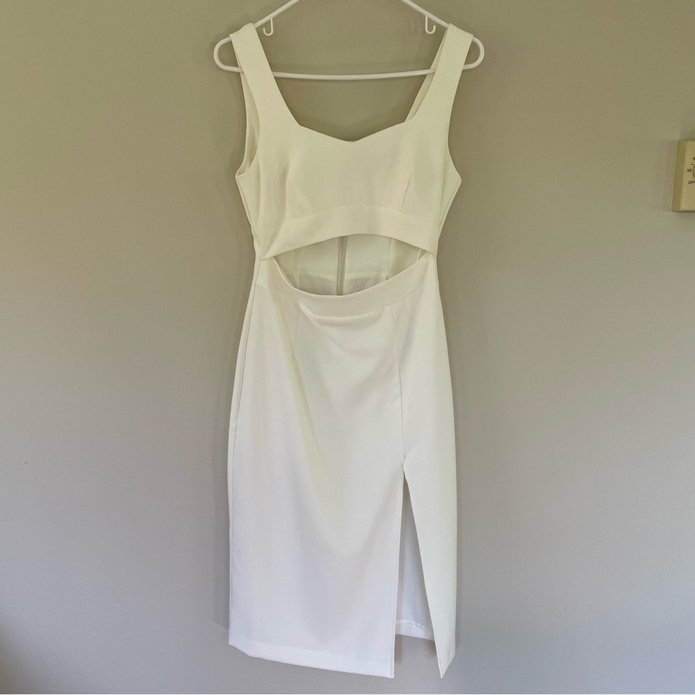 Lulus Under My Spell White Cutout Sleeveless Midi Dress - Picture 2 of 9